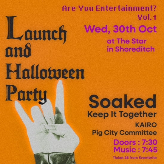 Are You Entertainment? Vol.1 : Launch and Halloween party Gig